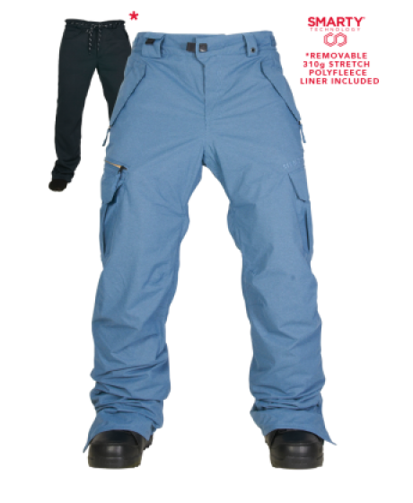 Штаны 686 AUTHENTIC Smarty Cargo Slate Blue Pincord 2016