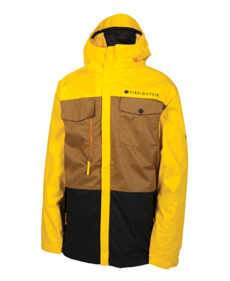 Куртки мужские 686 Smarty Command Yellow Colorblock (3-in1) 2014