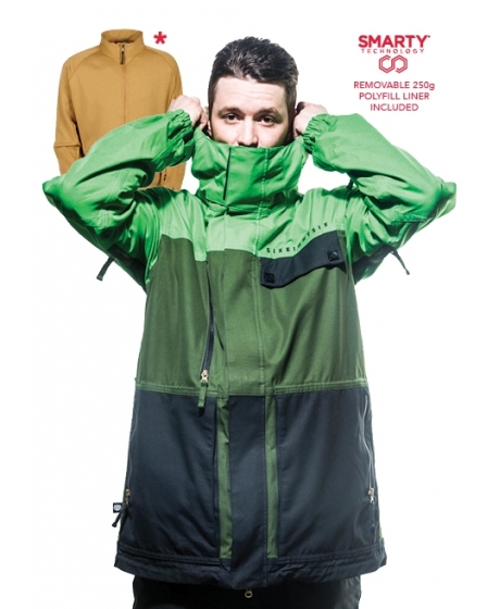 Куртка 686 AUTHENTIC Smarty Form Green Colorblock 2016